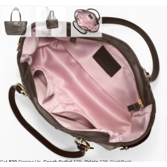 VINTAGE COACH GALLERY ZIP PATENT LEATHER - Picture 3 of 11